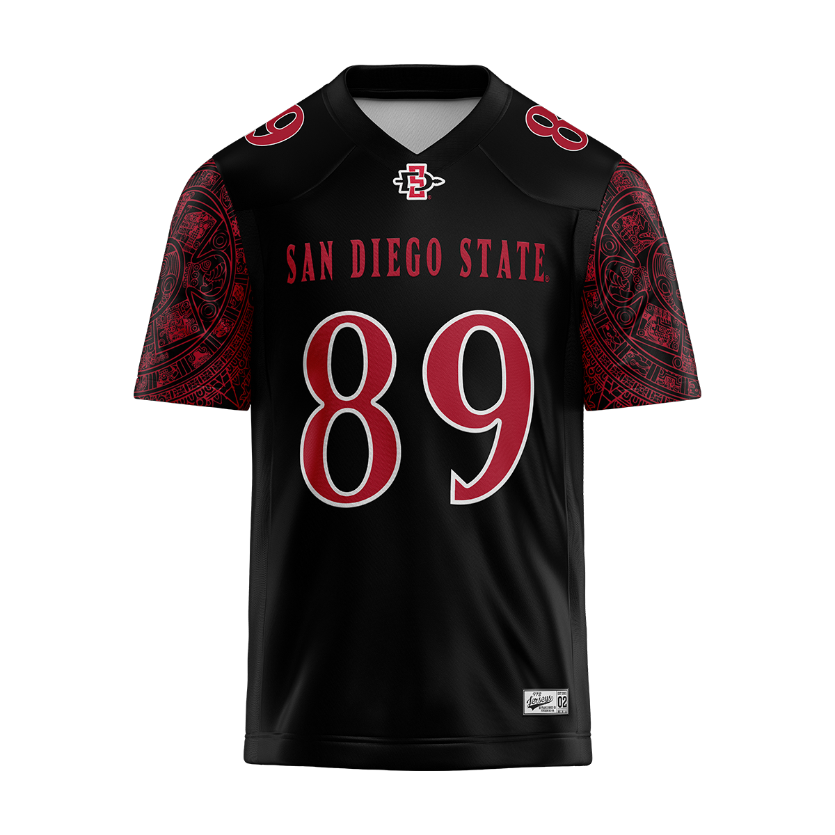 SDSU Black Football Jersey - Tashi Dorje