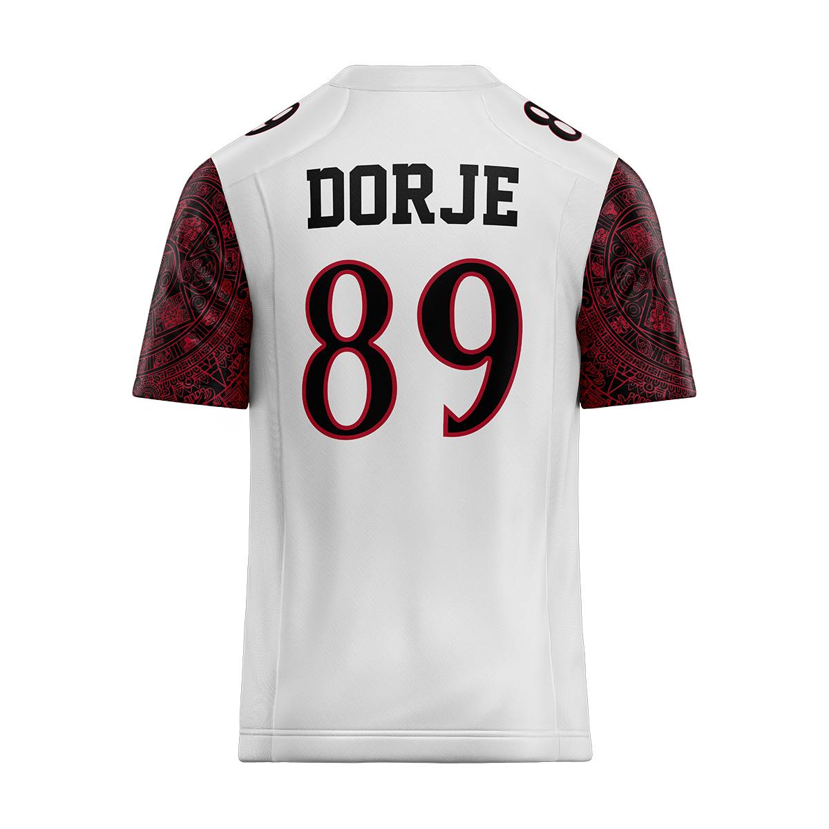 SDSU White Football Jersey - Tashi Dorje