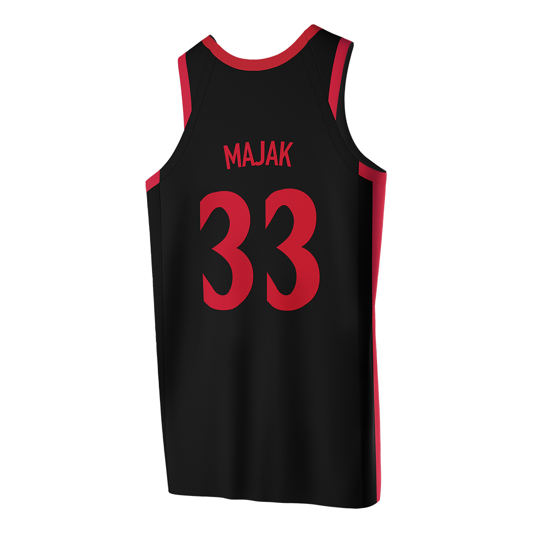 SDSU Black Basketball Jersey - Thokbor Majak
