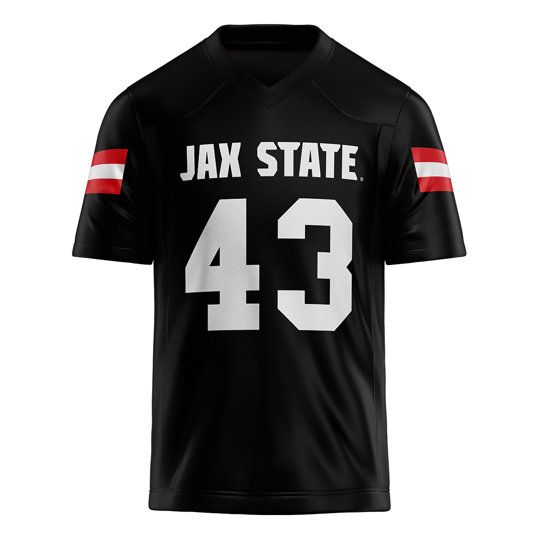 Jax State Black Football Jersey - Trevor Woods