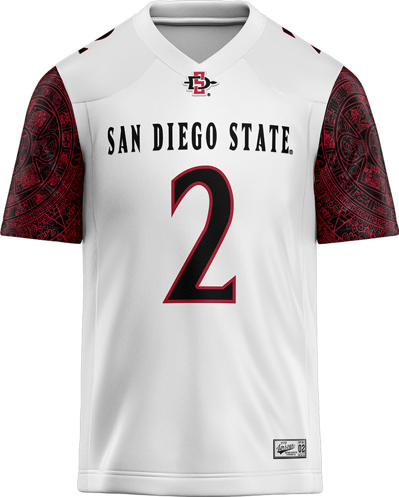 SDSU White Football Jersey - Trey White