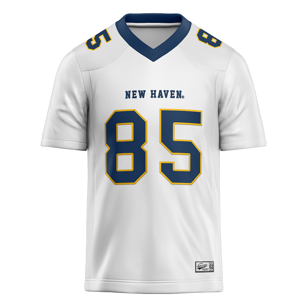 New Haven White Football Jersey - Andrew Picard