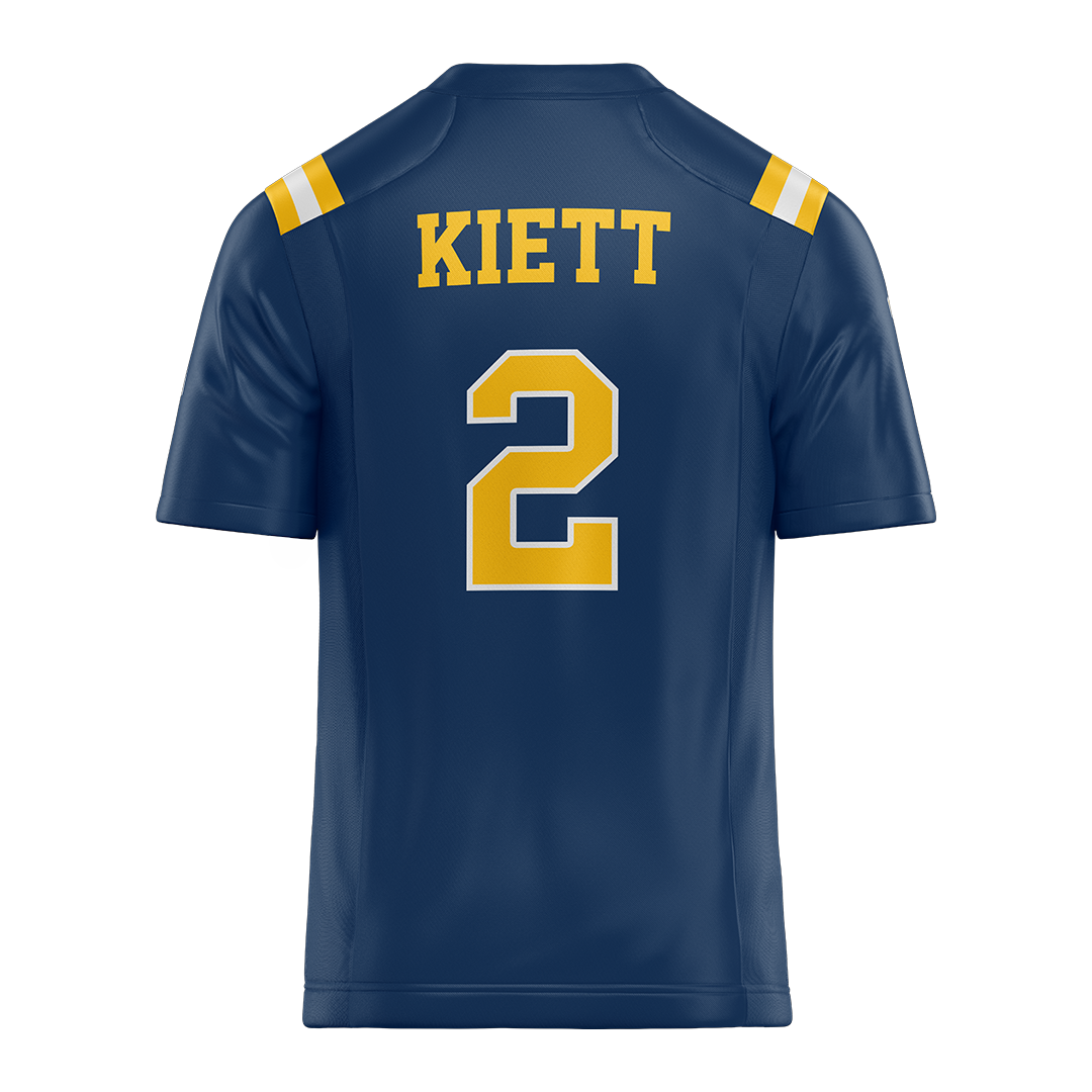New Haven Blue Football Jersey - Dante Kiett