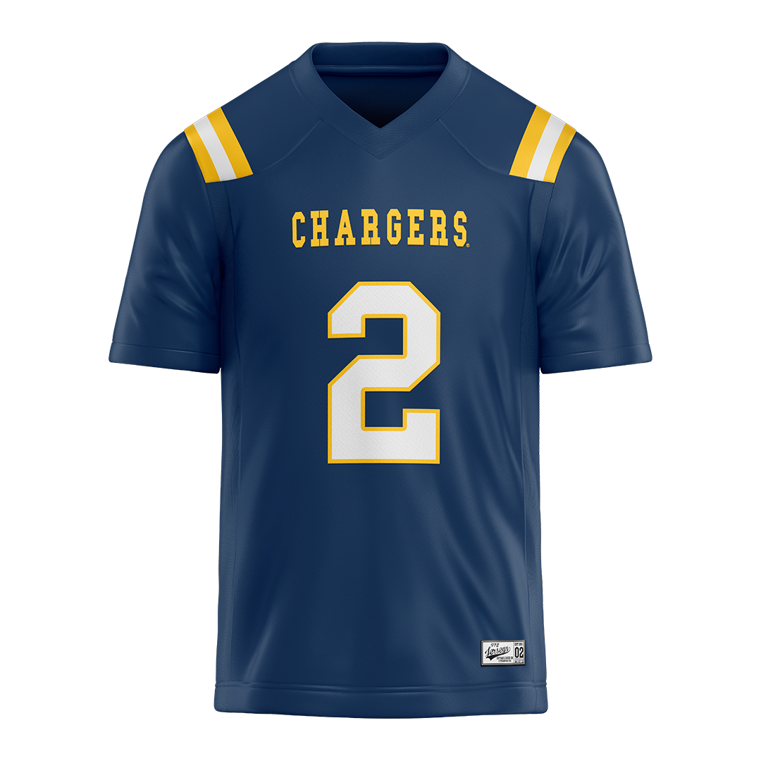 New Haven Blue Football Jersey - Dante Kiett