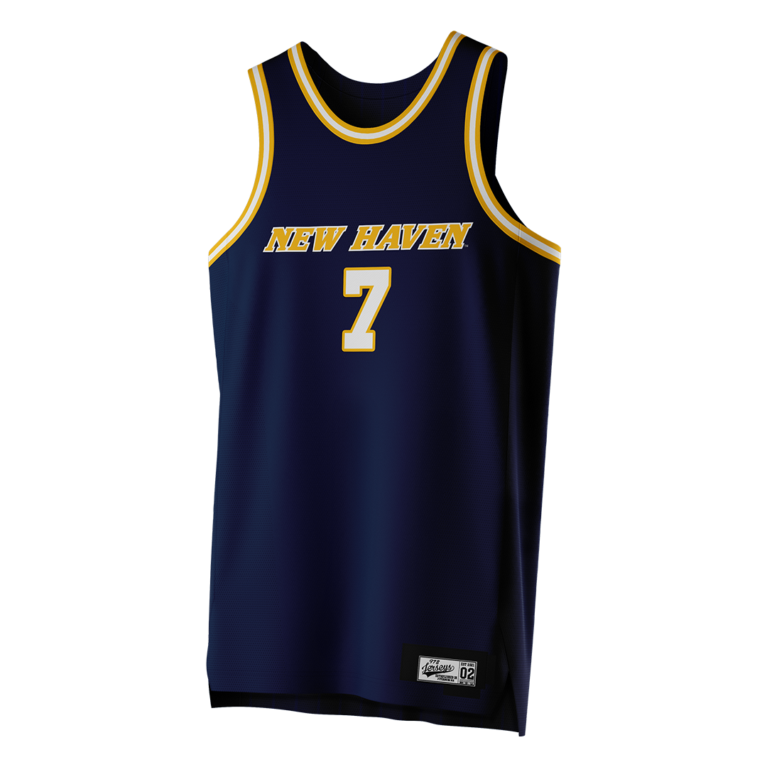 Men's New Haven Blue Basketball Jersey - Dior Kennedy