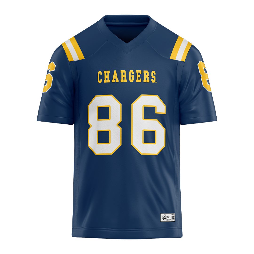 New Haven Blue Football Jersey - Gavin Moehring