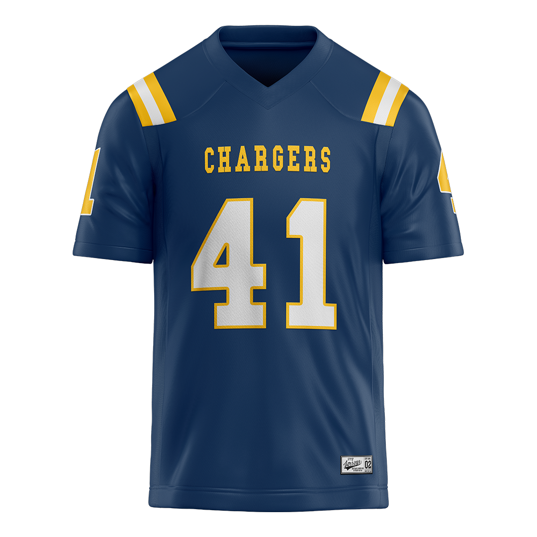 New Haven Blue Football Jersey - Irvin Briggs IV