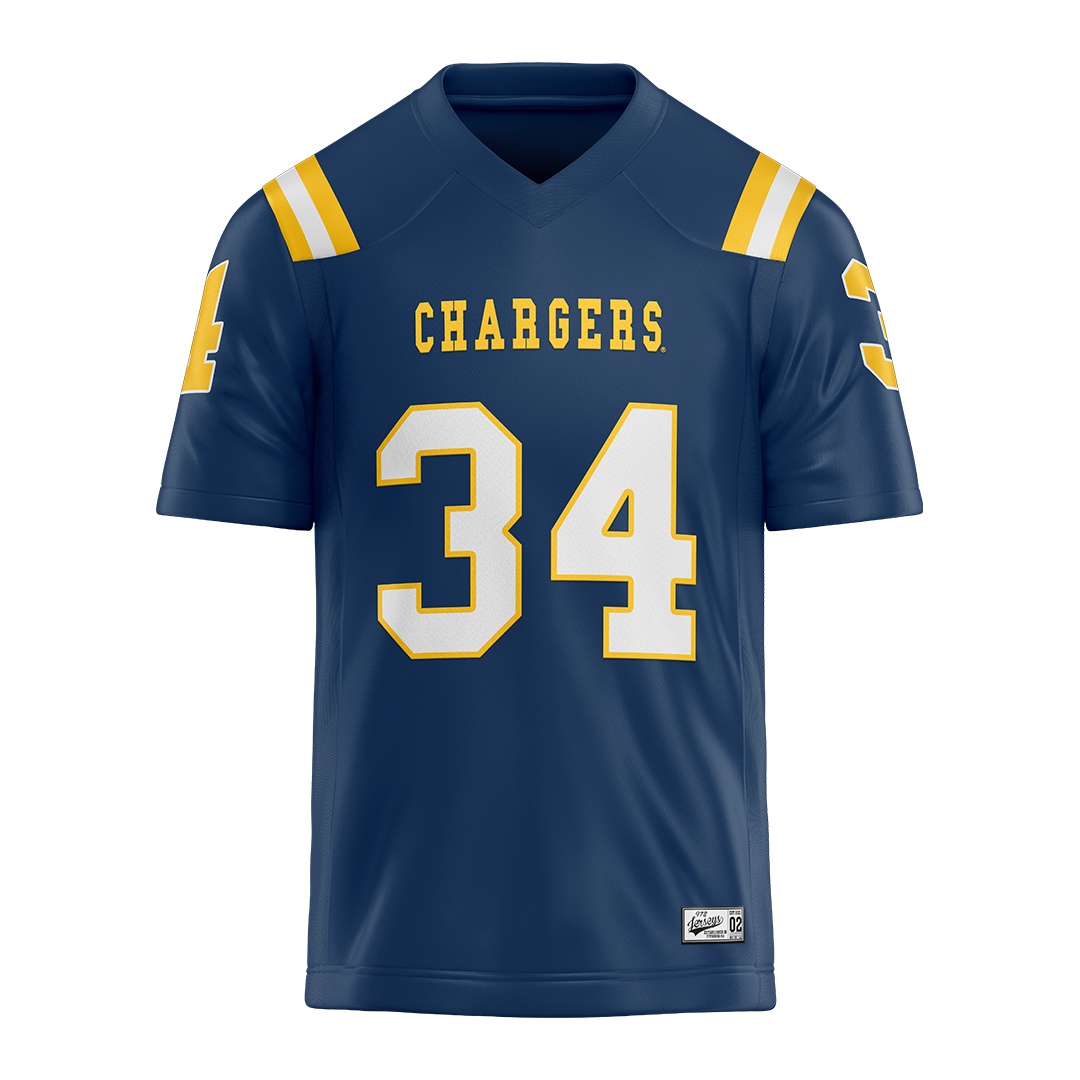 New Haven Blue Football Jersey - Jamal McClellan