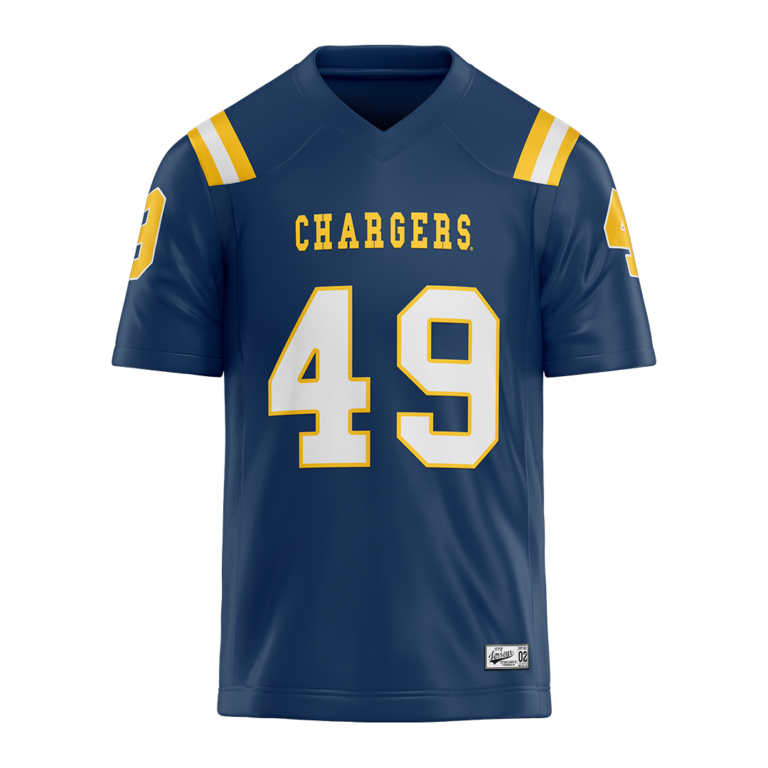 New Haven Blue Football Jersey - Jason Champagne