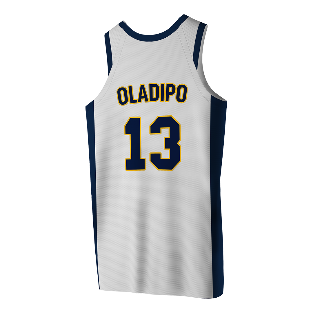 Men's New Haven White Basketball Jersey - John Oladipo