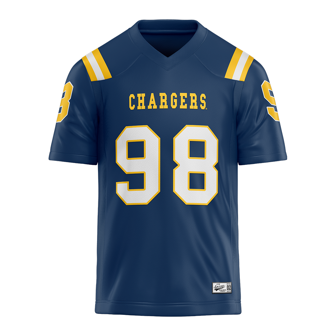 New Haven Blue Football Jersey - John Sualla Jr