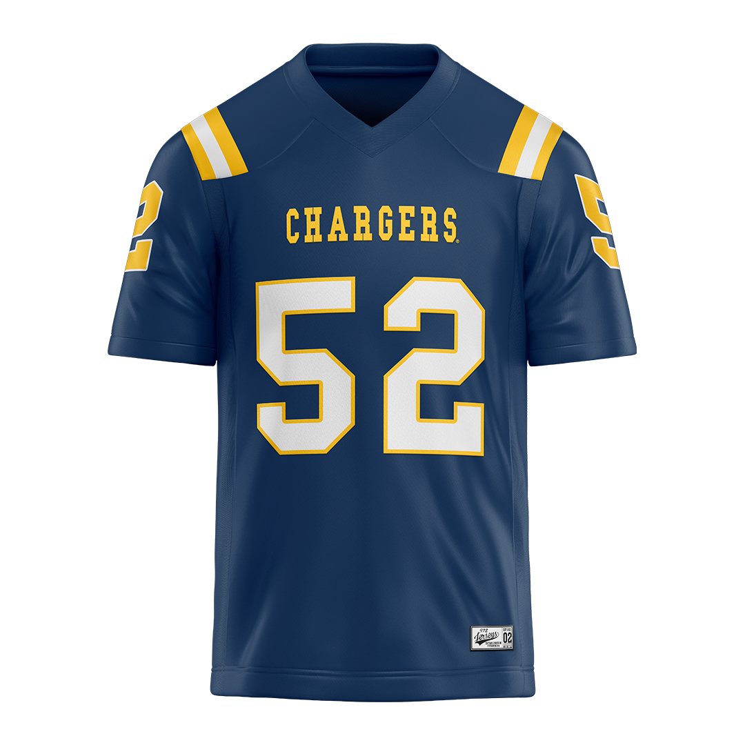 New Haven Blue Football Jersey - Manuel Farley