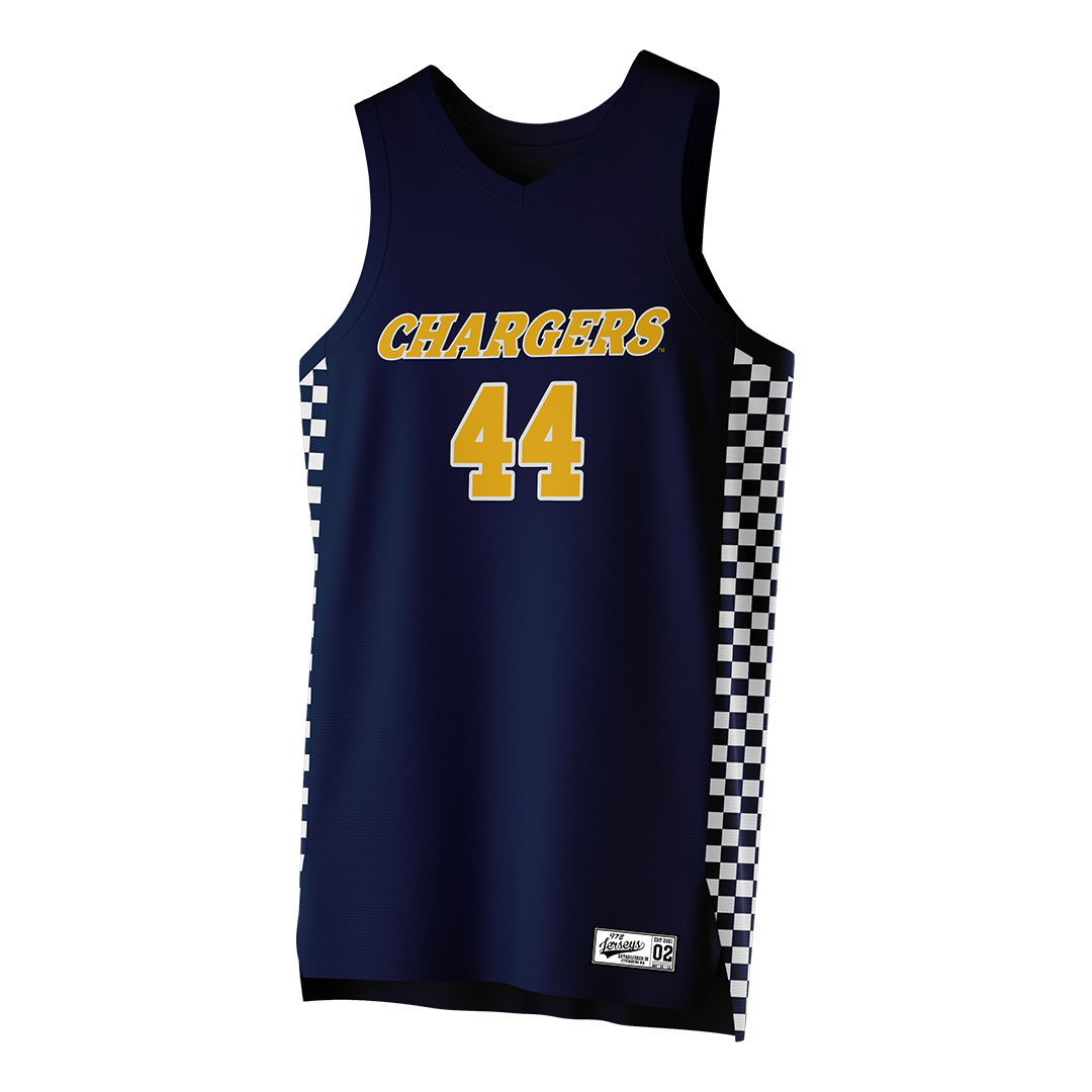 Women's New Haven Blue Basketball Jersey - Merit Innocent