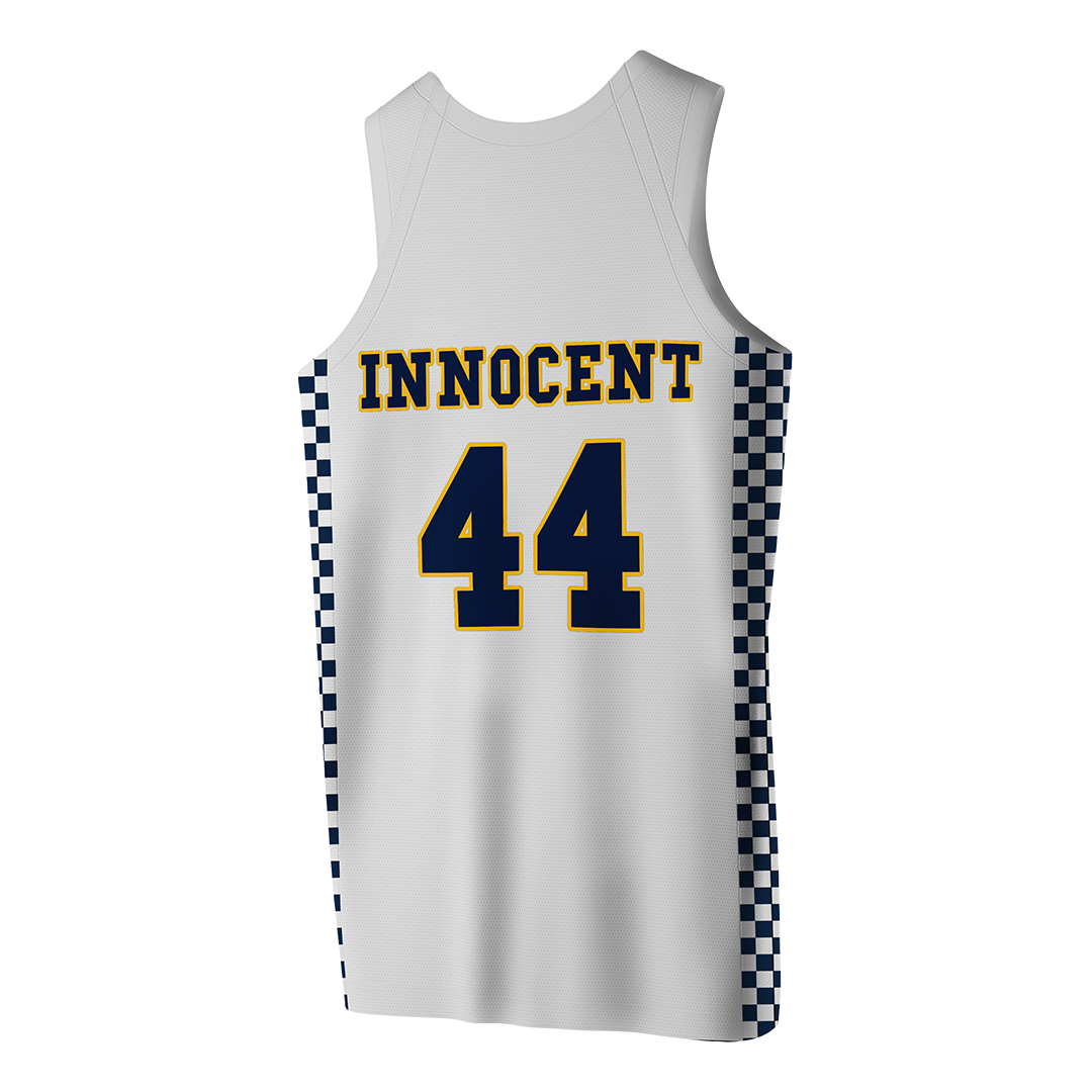 Women's New Haven White Basketball Jersey - Merit Innocent