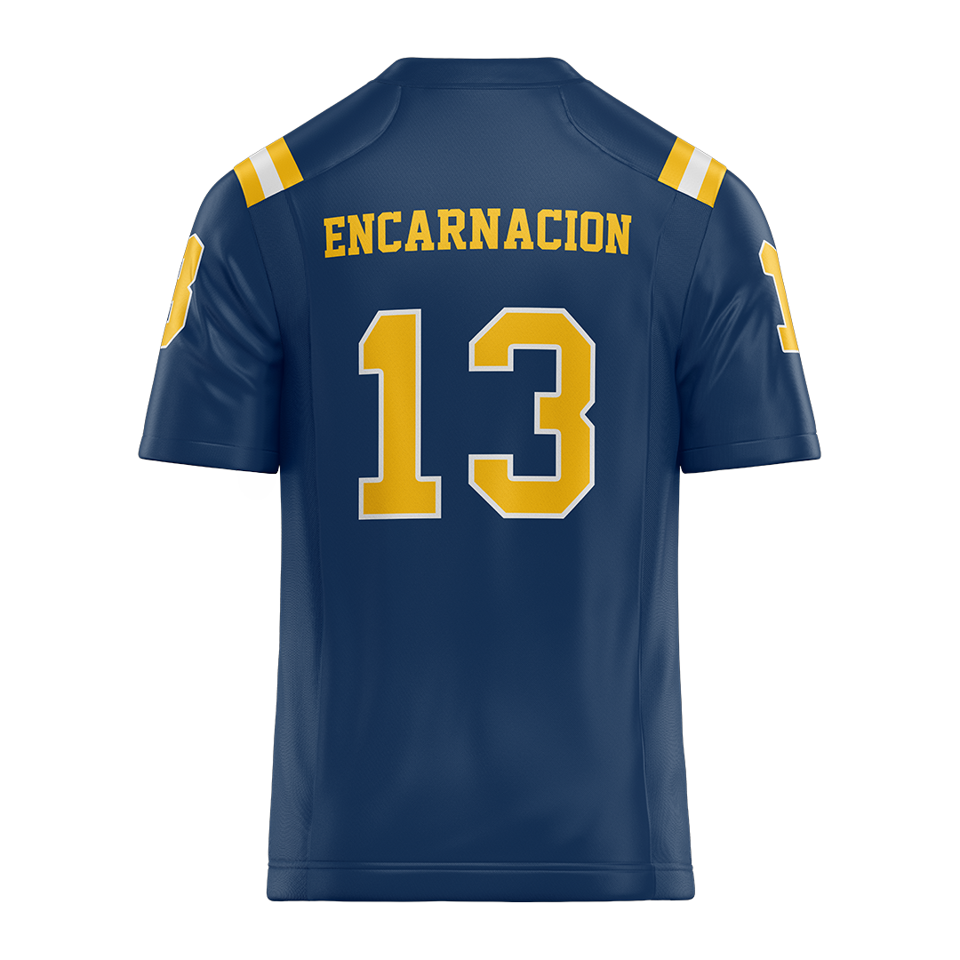 New Haven Blue Football Jersey - Ricky Encarnacion