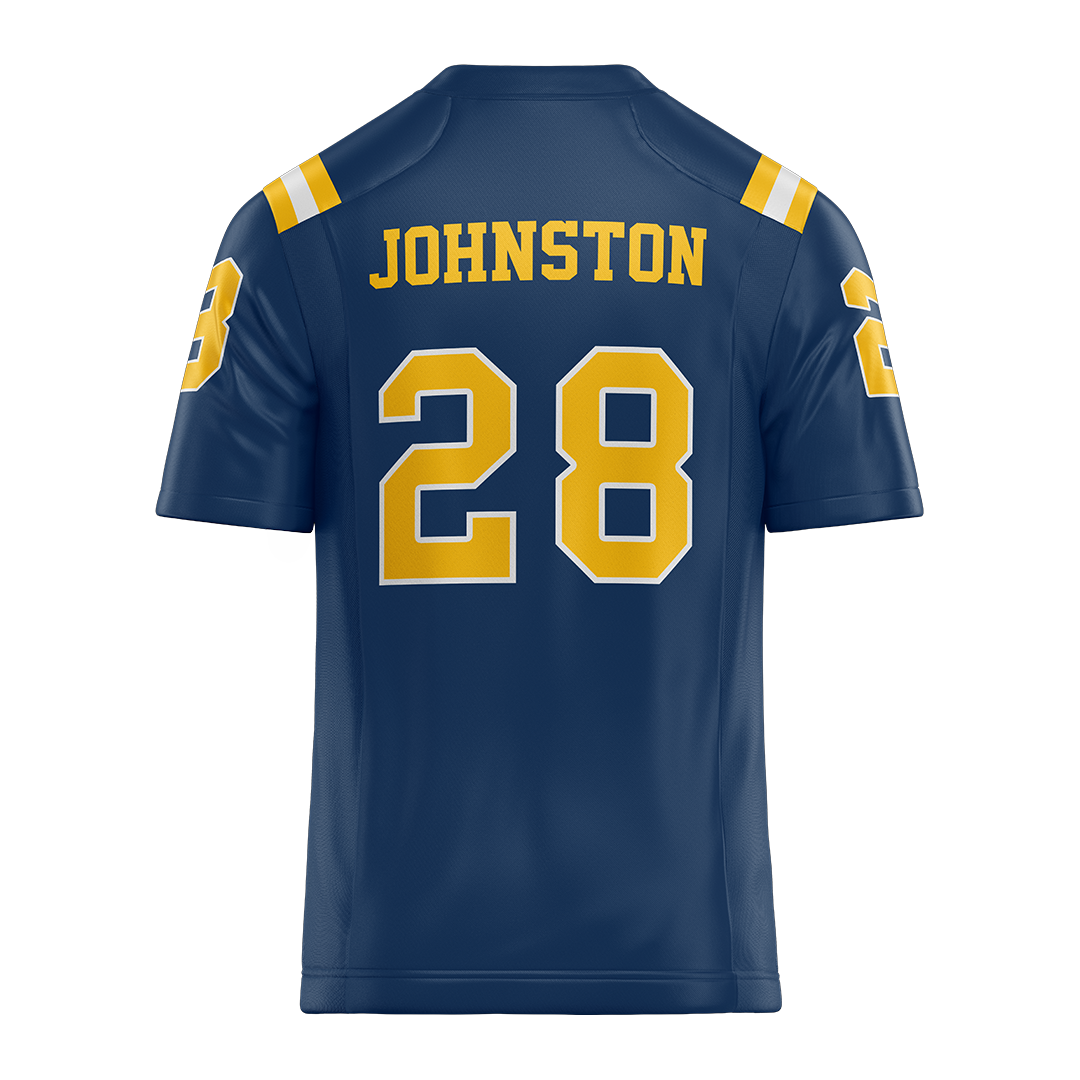 New Haven Blue Football Jersey - Rowan Johnston