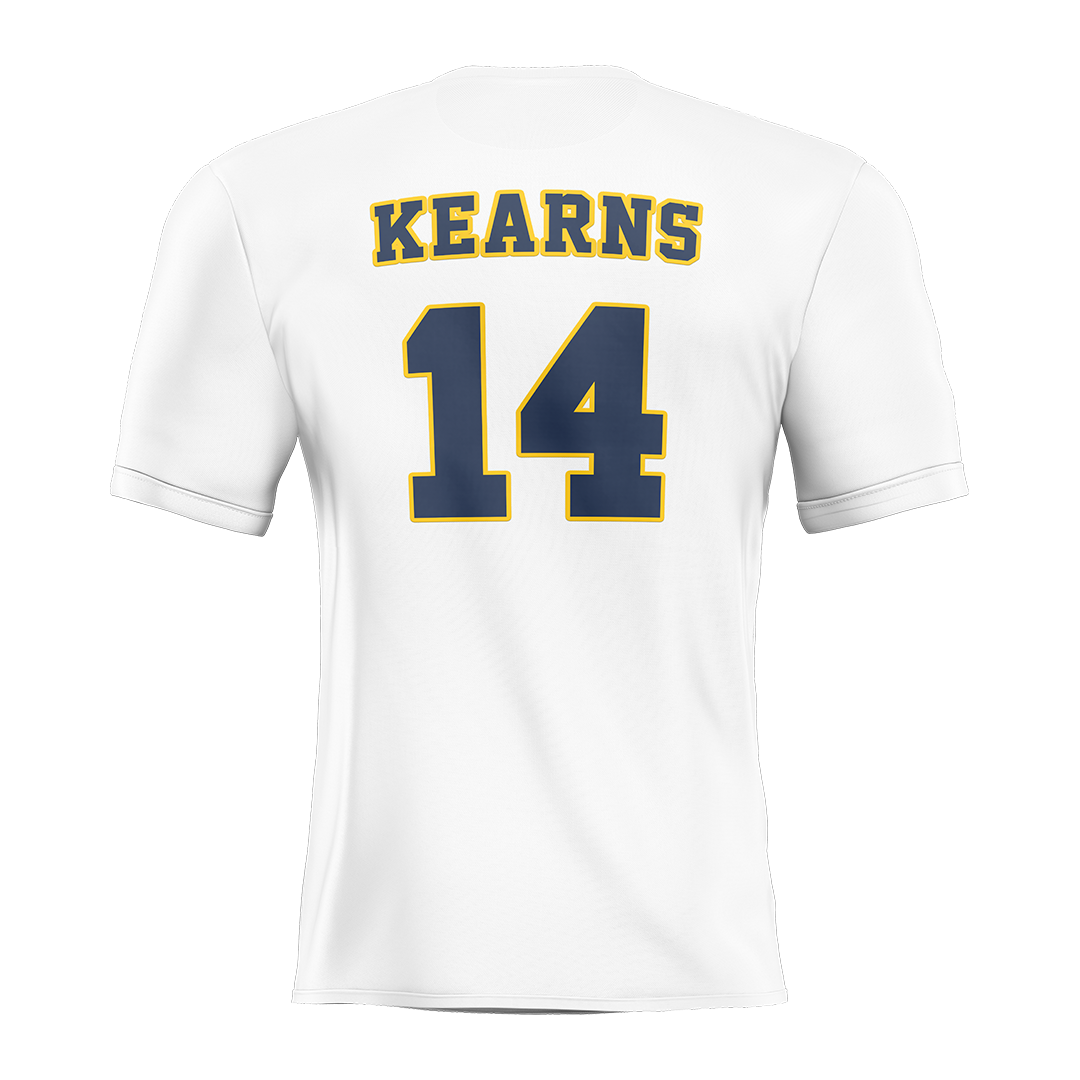 New Haven White Volleyball Jersey - Zaira Kearns