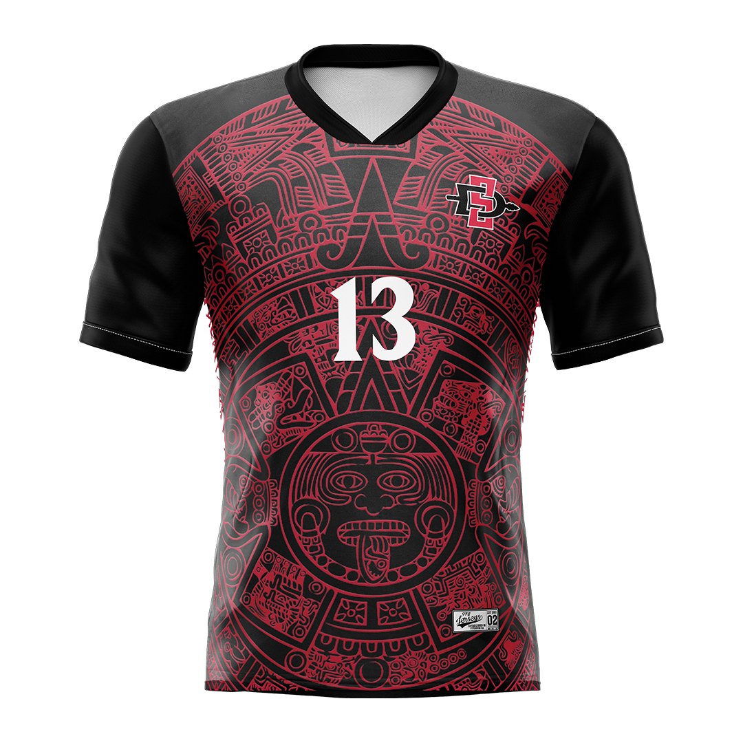 SDSU Black Soccer Jersey - Whit Schatz