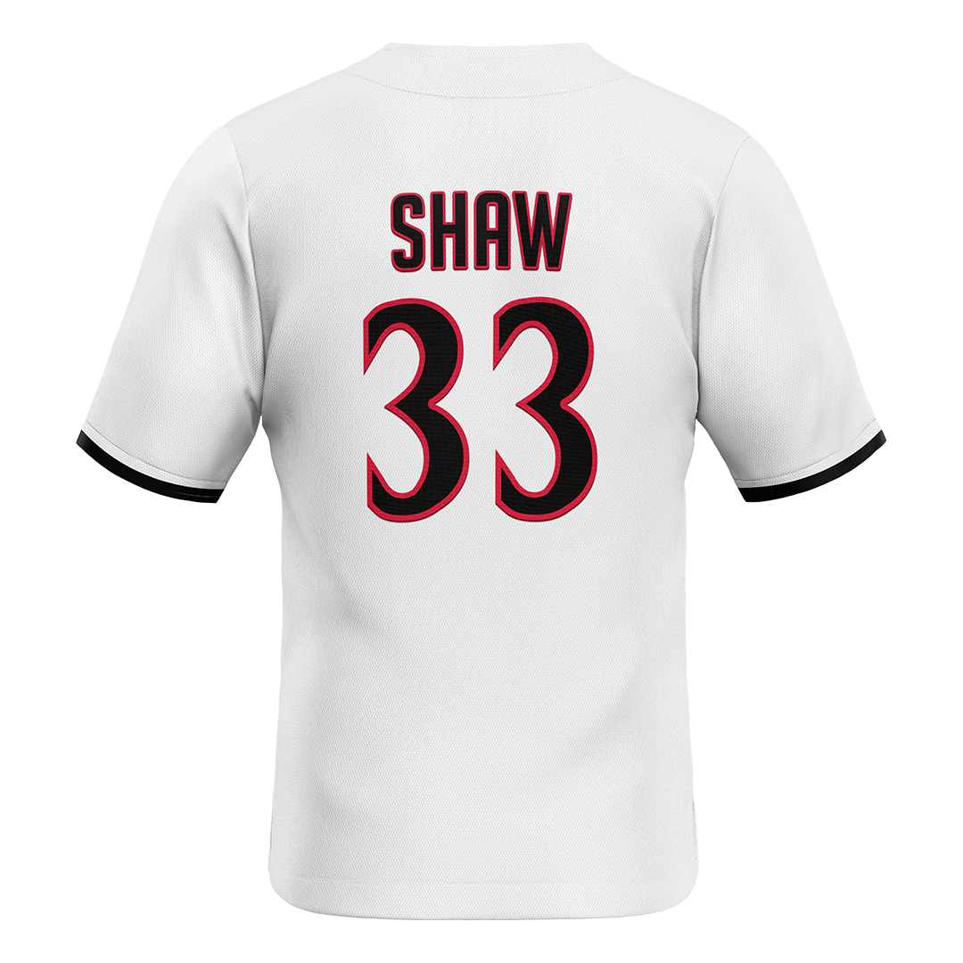 SDSU White Baseball Jersey - Connor Shaw