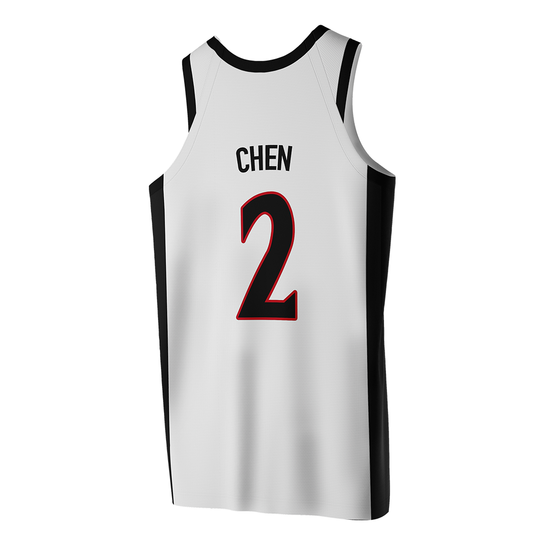 SDSU White Basketball Jersey - Ellie Chen