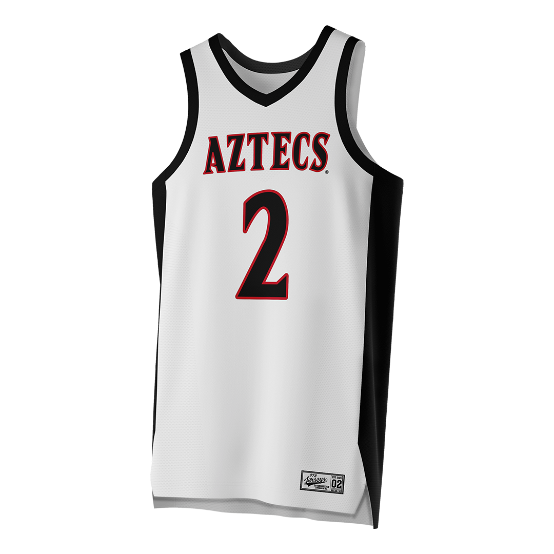 SDSU White Basketball Jersey - Ellie Chen