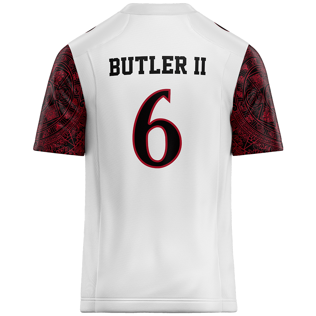 SDSU White Football Jersey - Eric Butler II