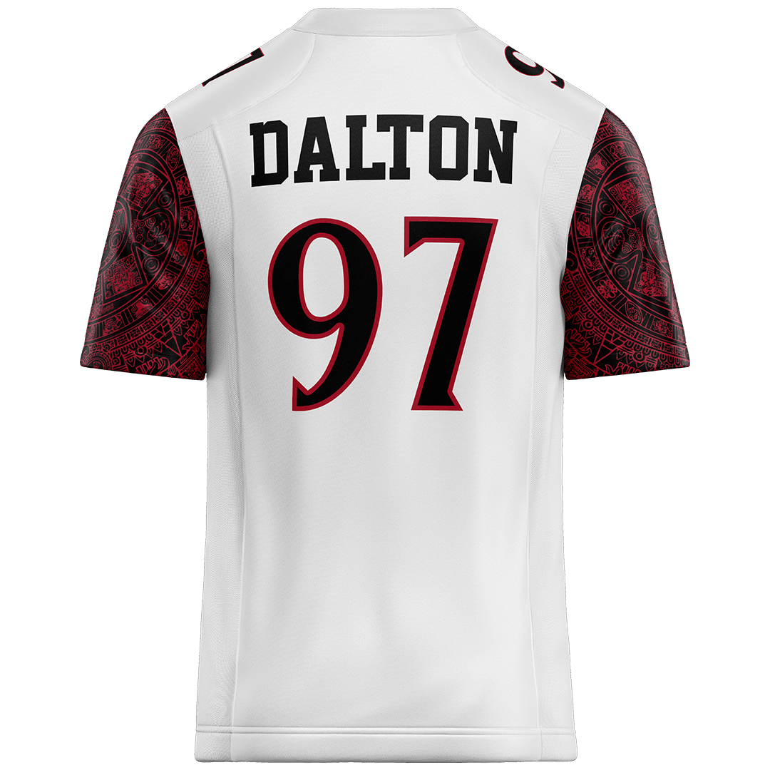 SDSU White Football Jersey - Darrion Dalton