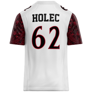 SDSU White Football Jersey - Kai Holec