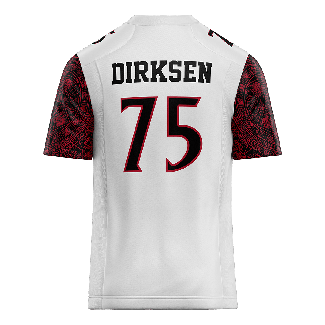 SDSU White Football Jersey - Ryan Dirksen