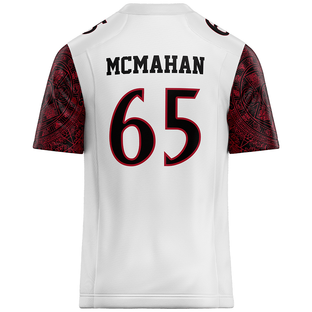 SDSU White Football Jersey - Tyler McMahan