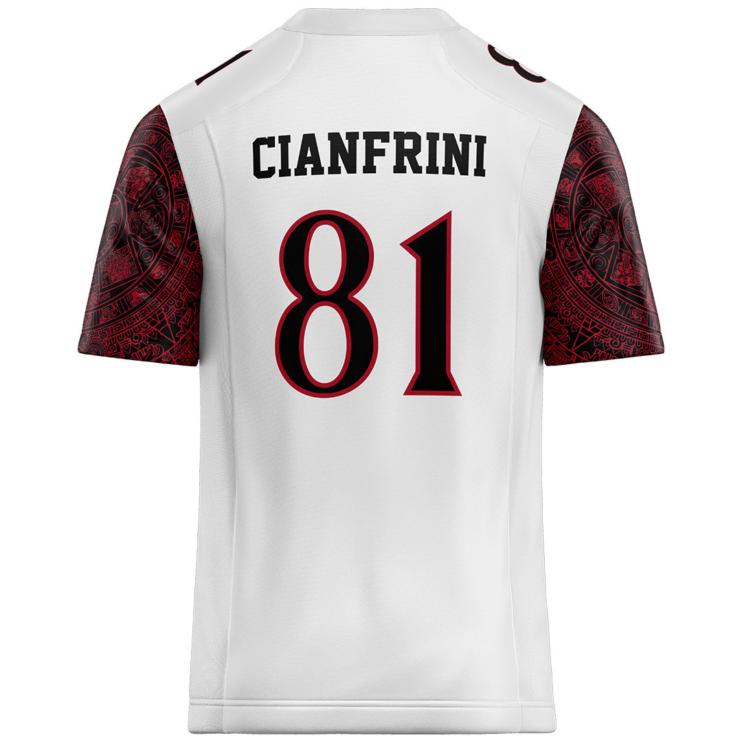 SDSU White Football Jersey - Will Cianfrini