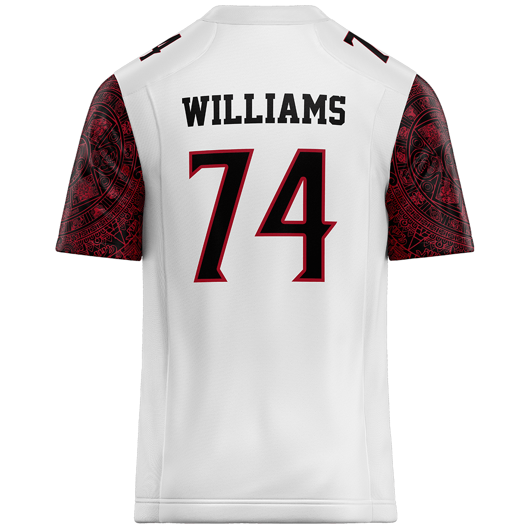 SDSU White Football Jersey - Nate Williams