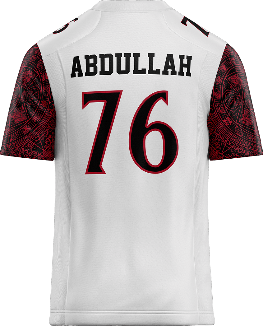 SDSU White Football Jersey - Dean Abdullah