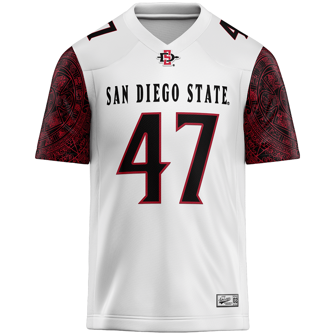 SDSU White Football Jersey - Trey White