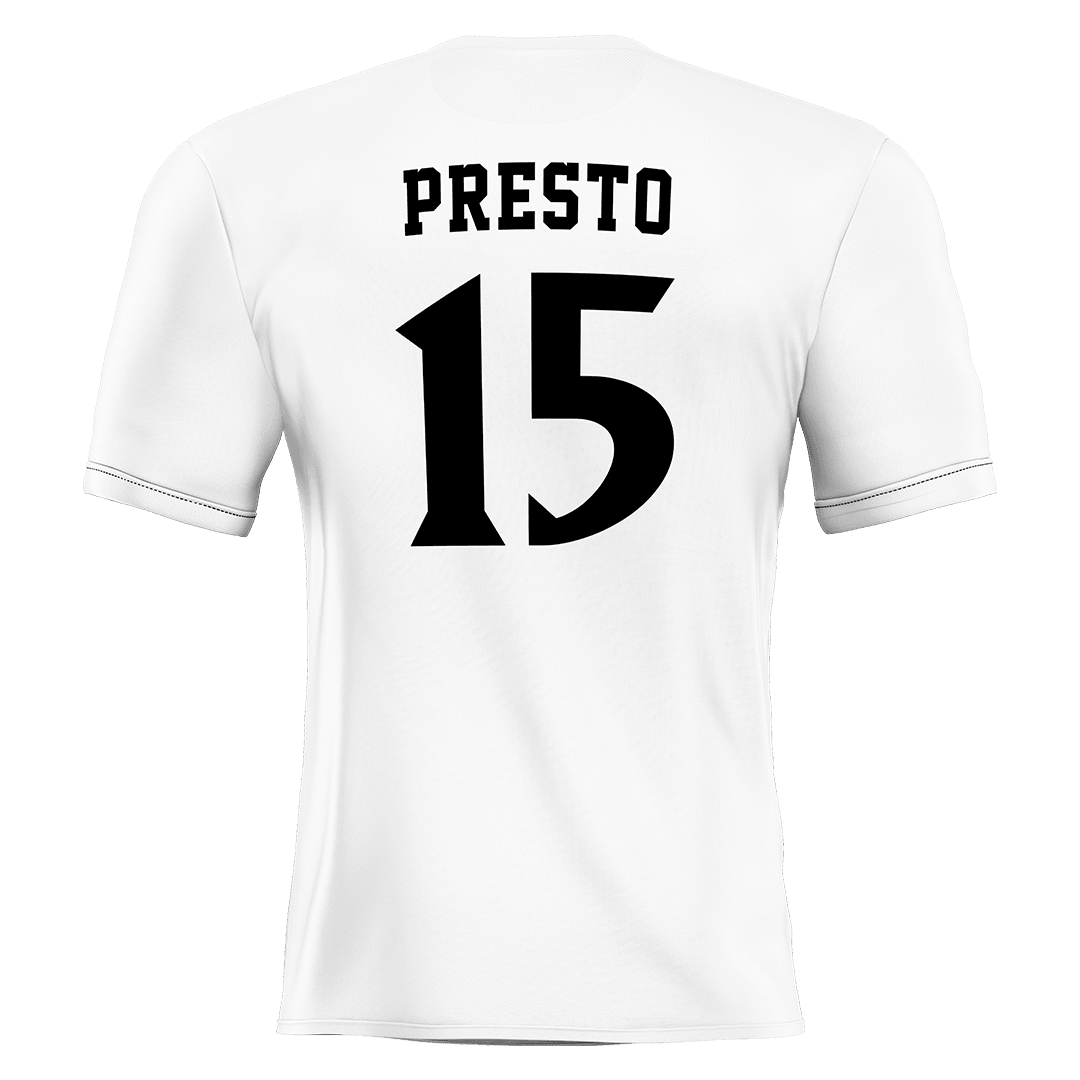 SDSU White Soccer Jersey - Dylan Presto