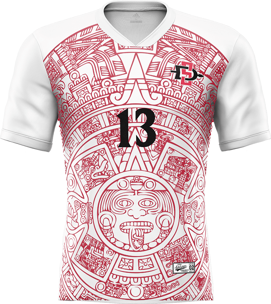 SDSU White Soccer Jersey - Daniel Pacella