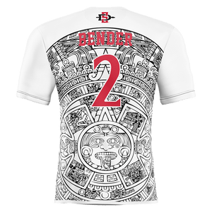 SDSU White Volleyball Jersey - Gianna Bender