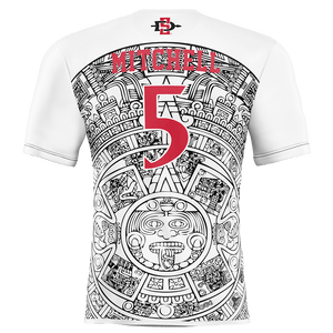SDSU White Volleyball Jersey - Talea Mitchell