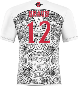 SDSU White Volleyball Jersey - Cara Braun