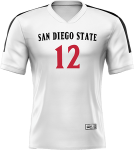 SDSU White Volleyball Jersey - Cara Braun