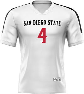 SDSU White Volleyball Jersey - Amber Keen