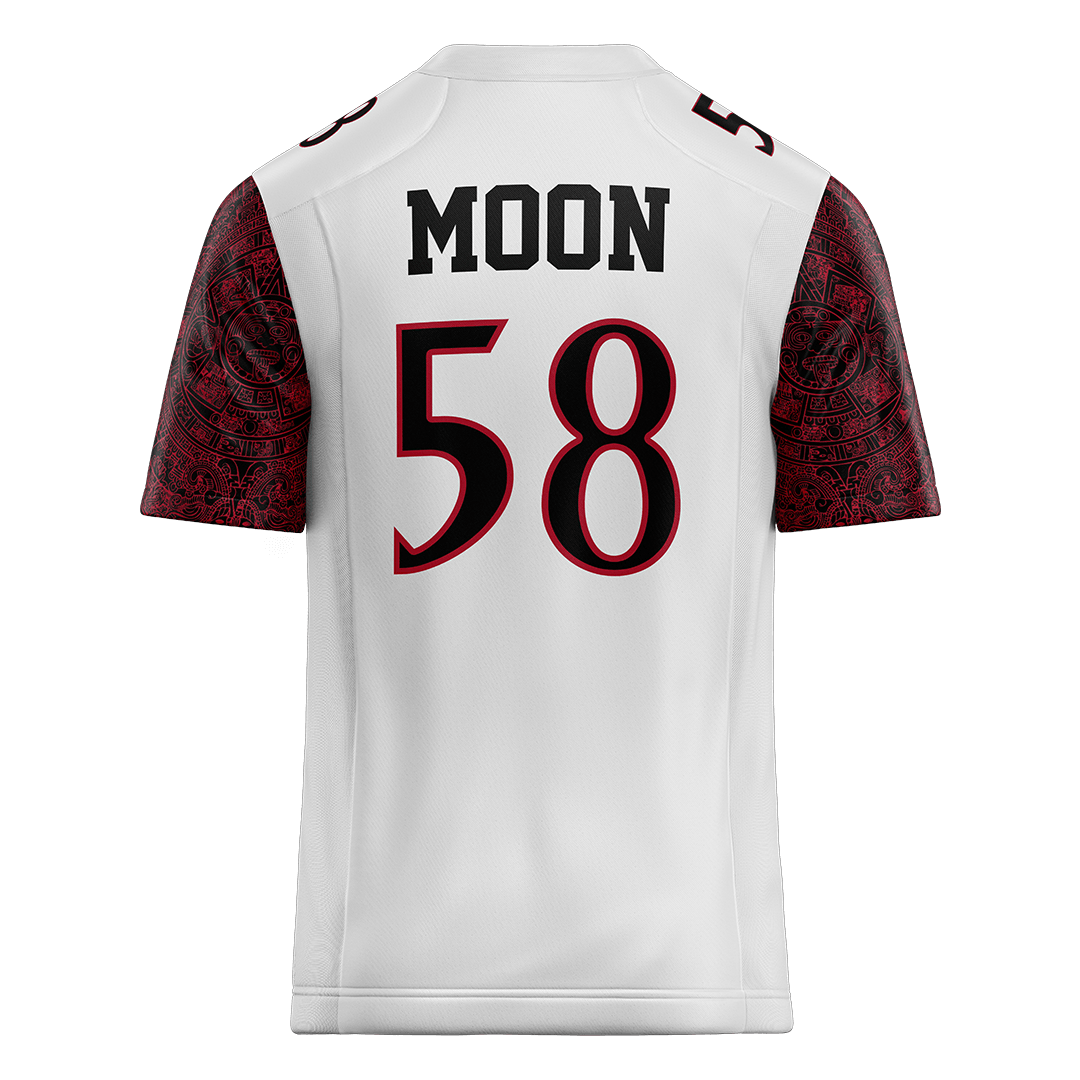 SDSU White Football Jersey - Cody Moon