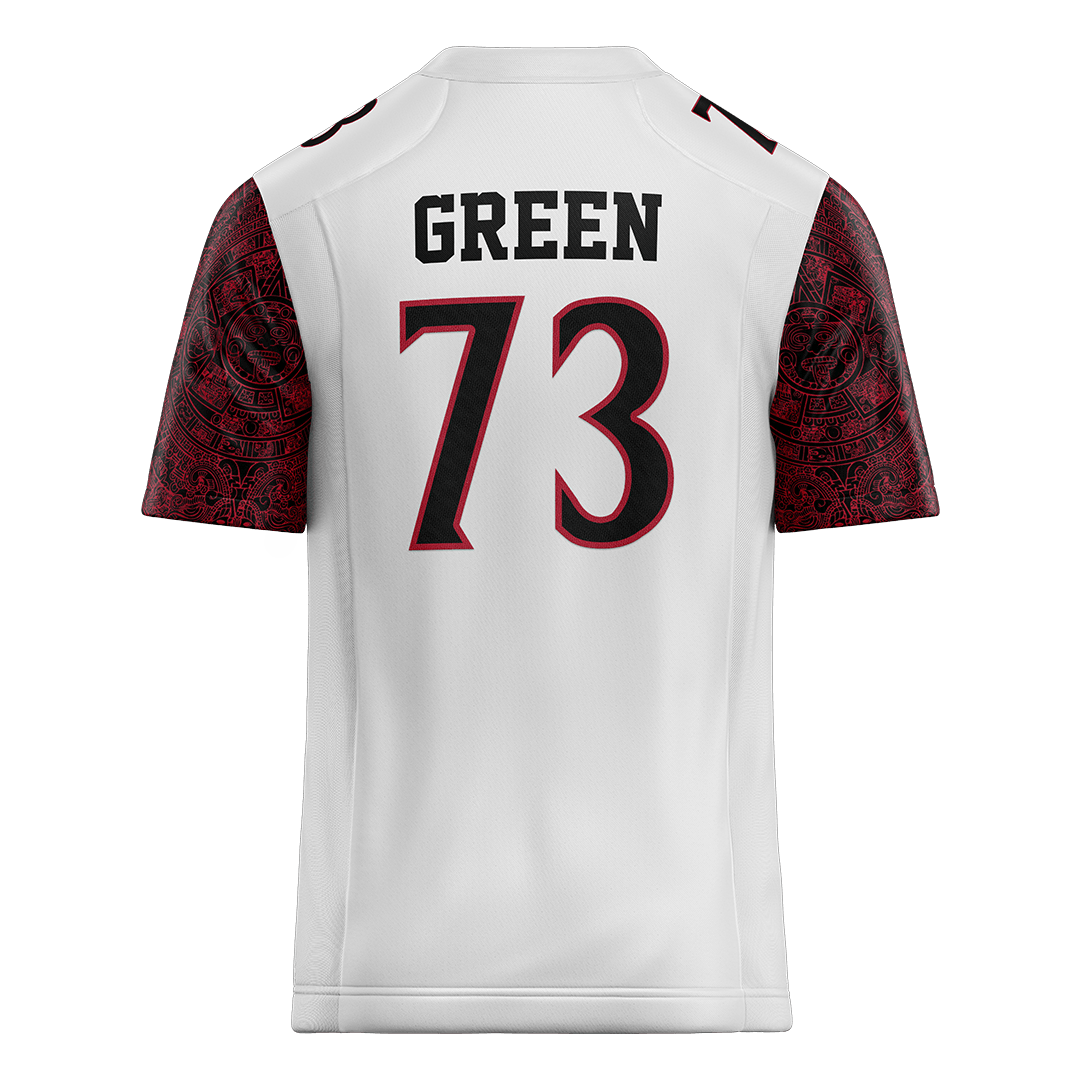 SDSU White Football Jersey - Nico Green