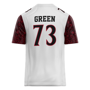 SDSU White Football Jersey - Nico Green