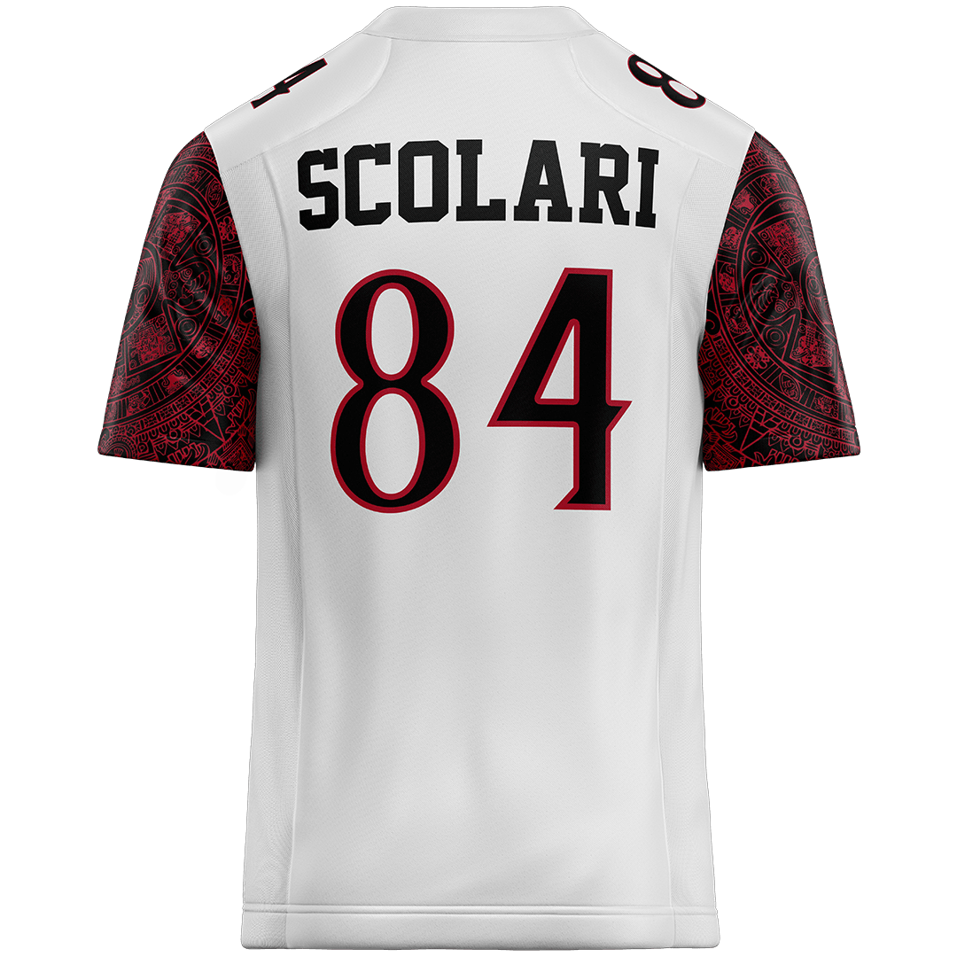 SDSU White Football Jersey - Ben Scolari