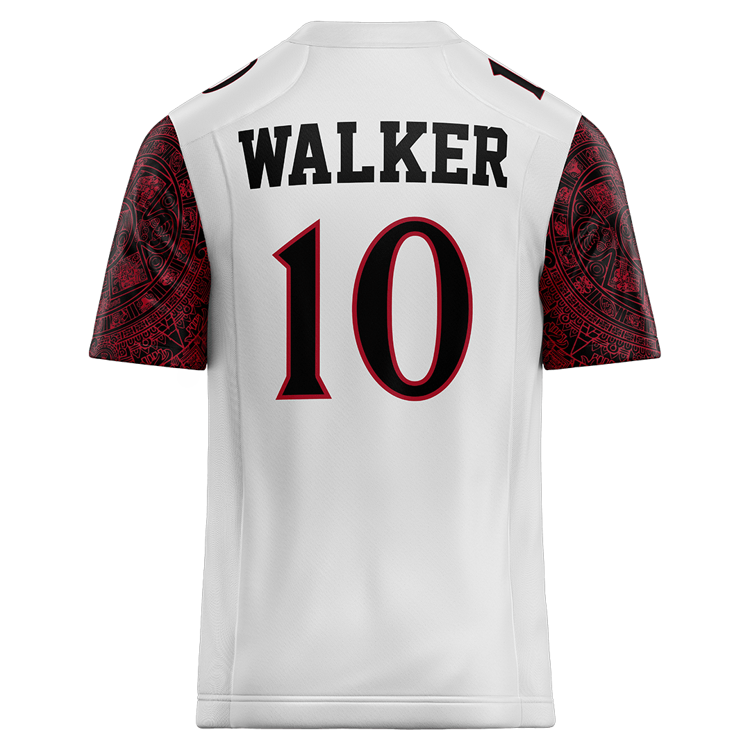 SDSU White Football Jersey - Bennett Walker