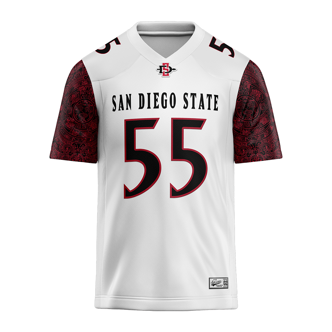 SDSU White Football Jersey - Brayden Bryant