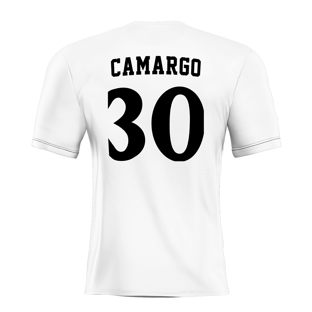 SDSU White Soccer Jersey - Javier Camargo