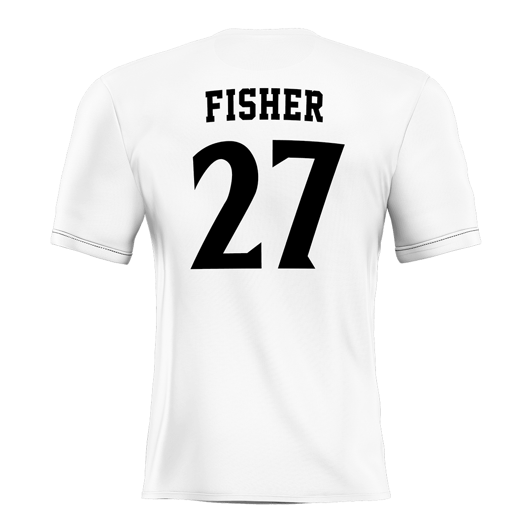 SDSU White Soccer Jersey - Reid Fisher