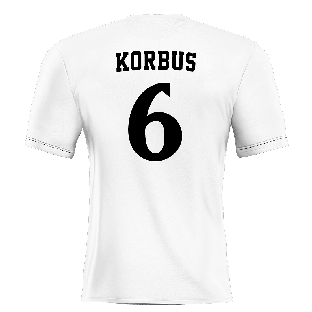 SDSU White Soccer Jersey - Jordan Korbus